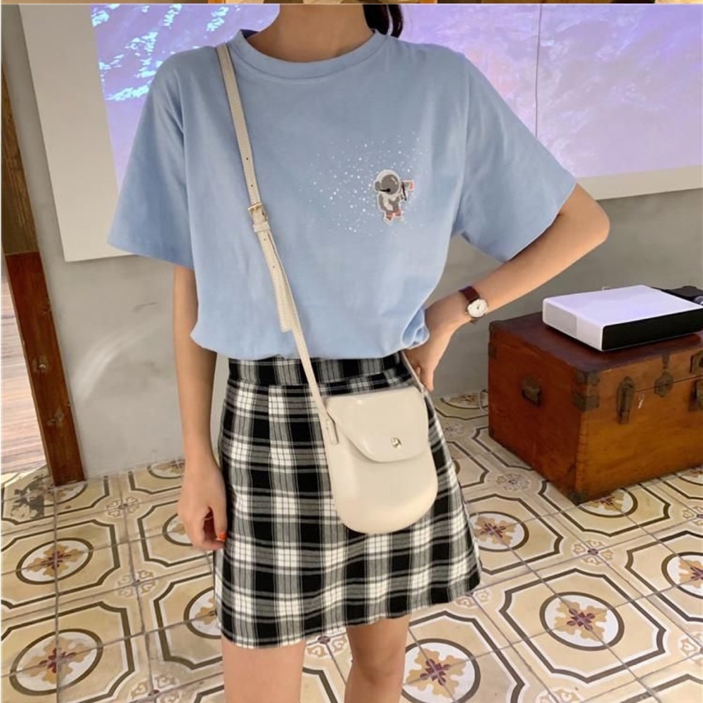 Cute Embroidered T-Shirt from YesStyle
